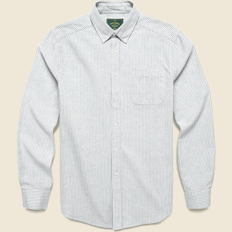 Belavista Oxford Shirt - Green Stripe