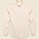 Belavista Striped Oxford Shirt - Salmon - Portuguese Flannel - STAG Provisions - Tops - L/S Woven - Stripe