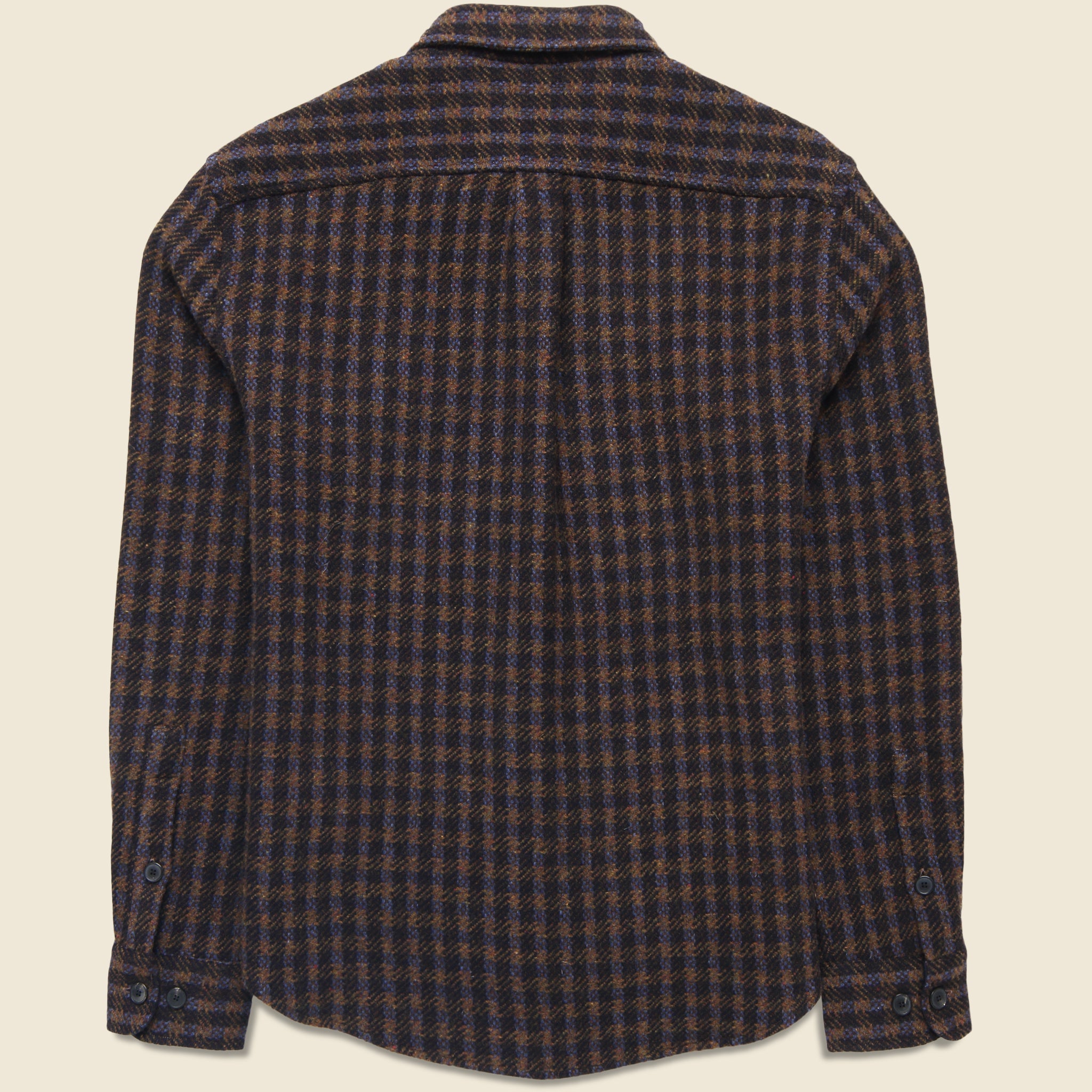 
                          Merino Tweed Overshirt - Navy
                        
