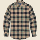 Bass Shirt - Tan - Portuguese Flannel - STAG Provisions - Tops - L/S Woven - Plaid