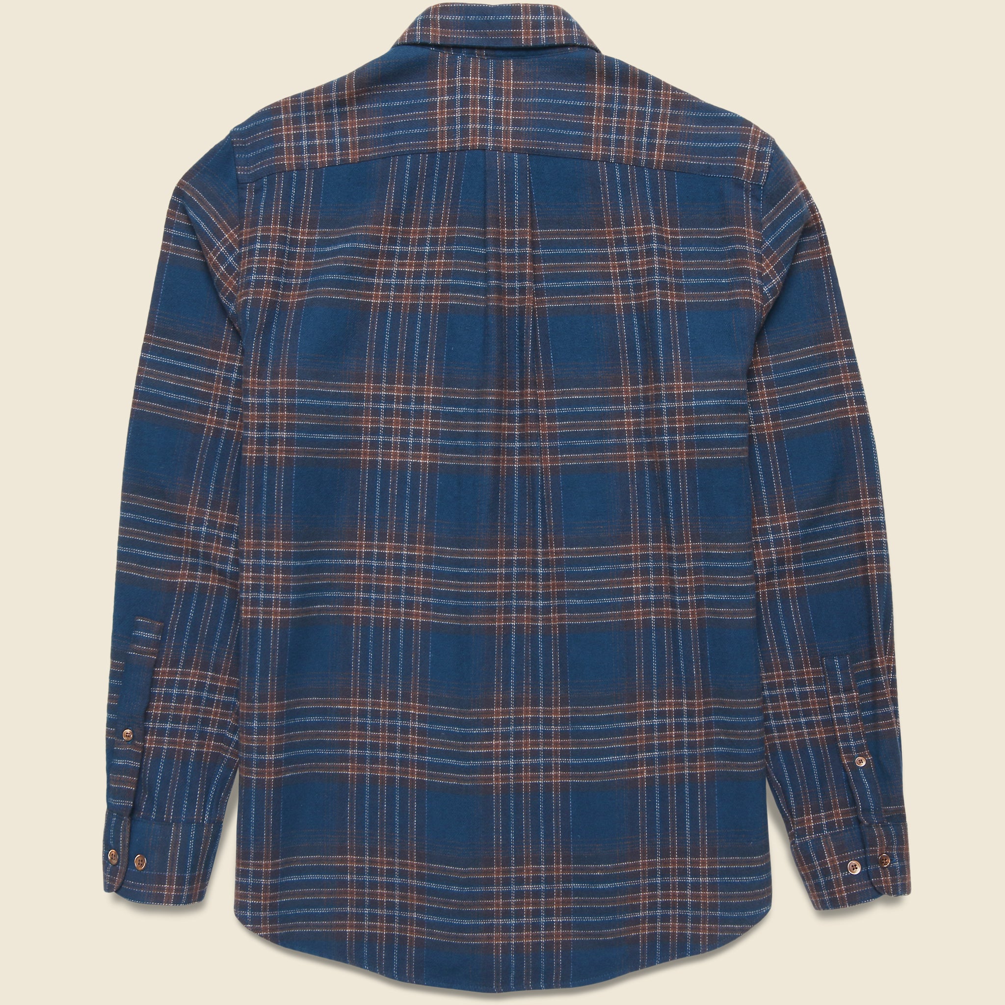 Bossa Shirt - Blue - Portuguese Flannel - STAG Provisions - Tops - L/S Woven - Plaid