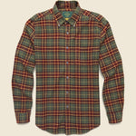 Hoop Shirt - Green - Portuguese Flannel - STAG Provisions - Tops - L/S Woven - Plaid