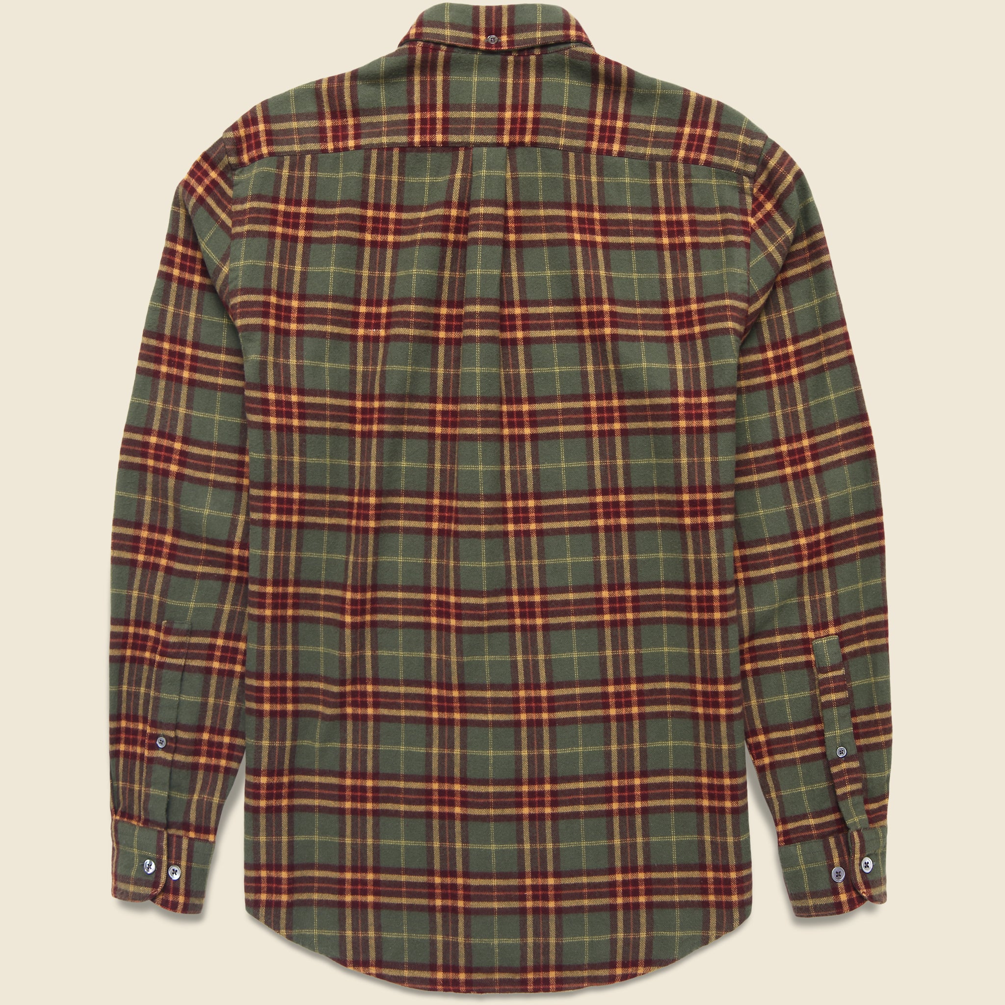 Hoop Shirt - Green - Portuguese Flannel - STAG Provisions - Tops - L/S Woven - Plaid