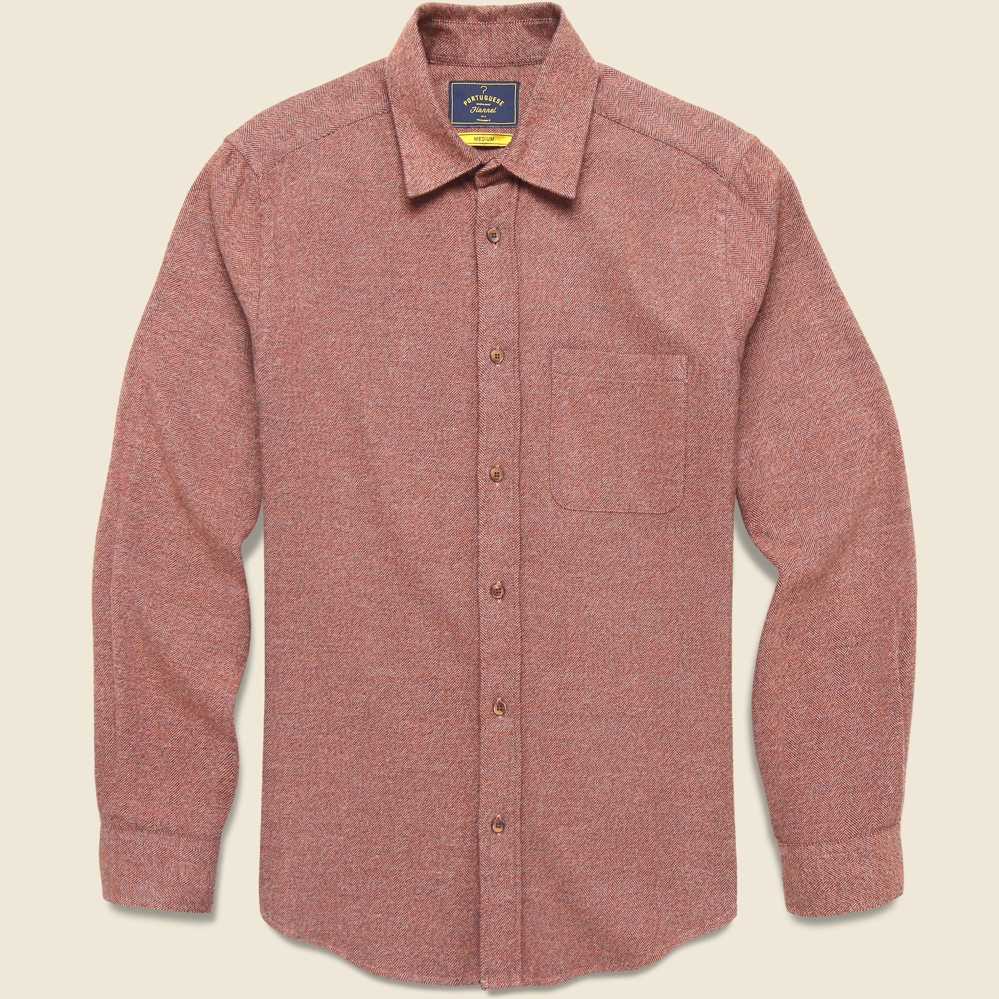 Espiga Shirt - Clay - Portuguese Flannel - STAG Provisions - Tops - L/S Woven - Solid