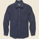 Sounds Shirt - Blue - Portuguese Flannel - STAG Provisions - Tops - L/S Woven - Solid