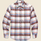 Phillo Shirt - Off White - Portuguese Flannel - STAG Provisions - Tops - L/S Woven - Plaid