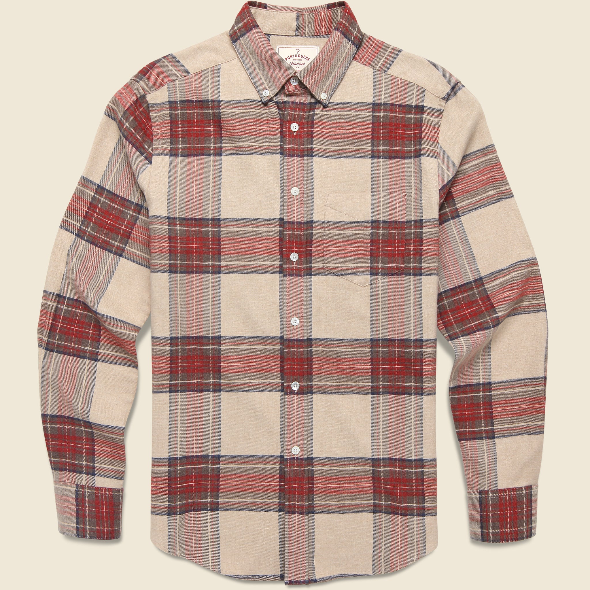 Sabela Shirt - Tan - Portuguese Flannel - STAG Provisions - Tops - L/S Woven - Plaid