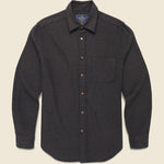 Sounds Shirt - Black - Portuguese Flannel - STAG Provisions - Tops - L/S Woven - Solid