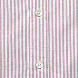 Brushed Stripe Oxford - Bordeaux - Portuguese Flannel - STAG Provisions - Tops - L/S Woven - Stripe