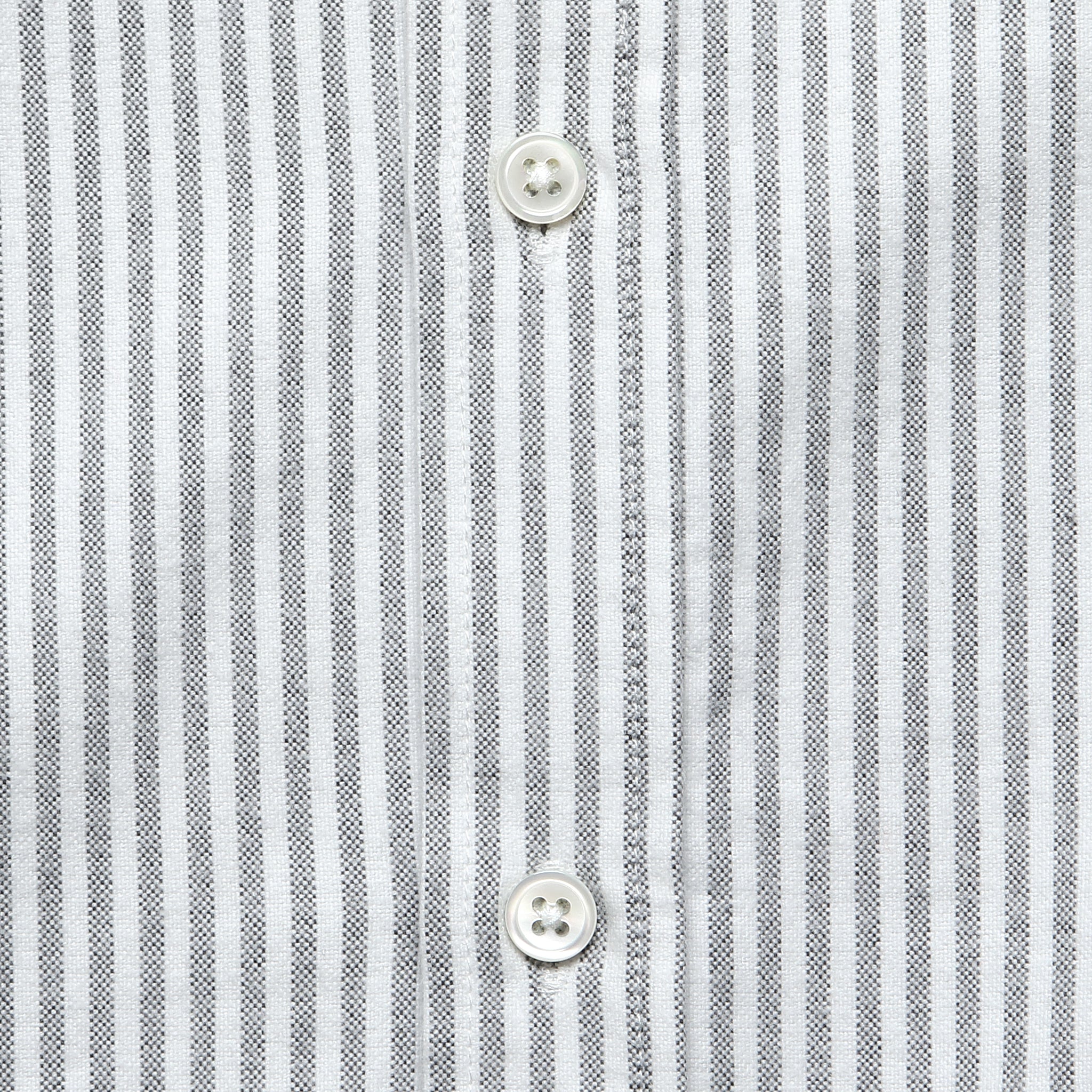 
                          Brushed Stripe Oxford - Black
                        