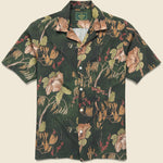 Ambar Camp Shirt - Green - Portuguese Flannel - STAG Provisions - Tops - S/S Woven - Floral