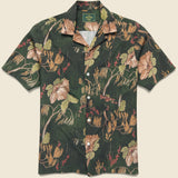 Ambar Camp Shirt - Green - Portuguese Flannel - STAG Provisions - Tops - S/S Woven - Floral