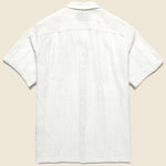 Eyelet Camp Shirt - White - Portuguese Flannel - STAG Provisions - Tops - S/S Woven - Other Pattern