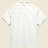 Eyelet Camp Shirt - White - Portuguese Flannel - STAG Provisions - Tops - S/S Woven - Other Pattern