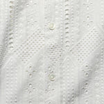 Eyelet Camp Shirt - White - Portuguese Flannel - STAG Provisions - Tops - S/S Woven - Other Pattern