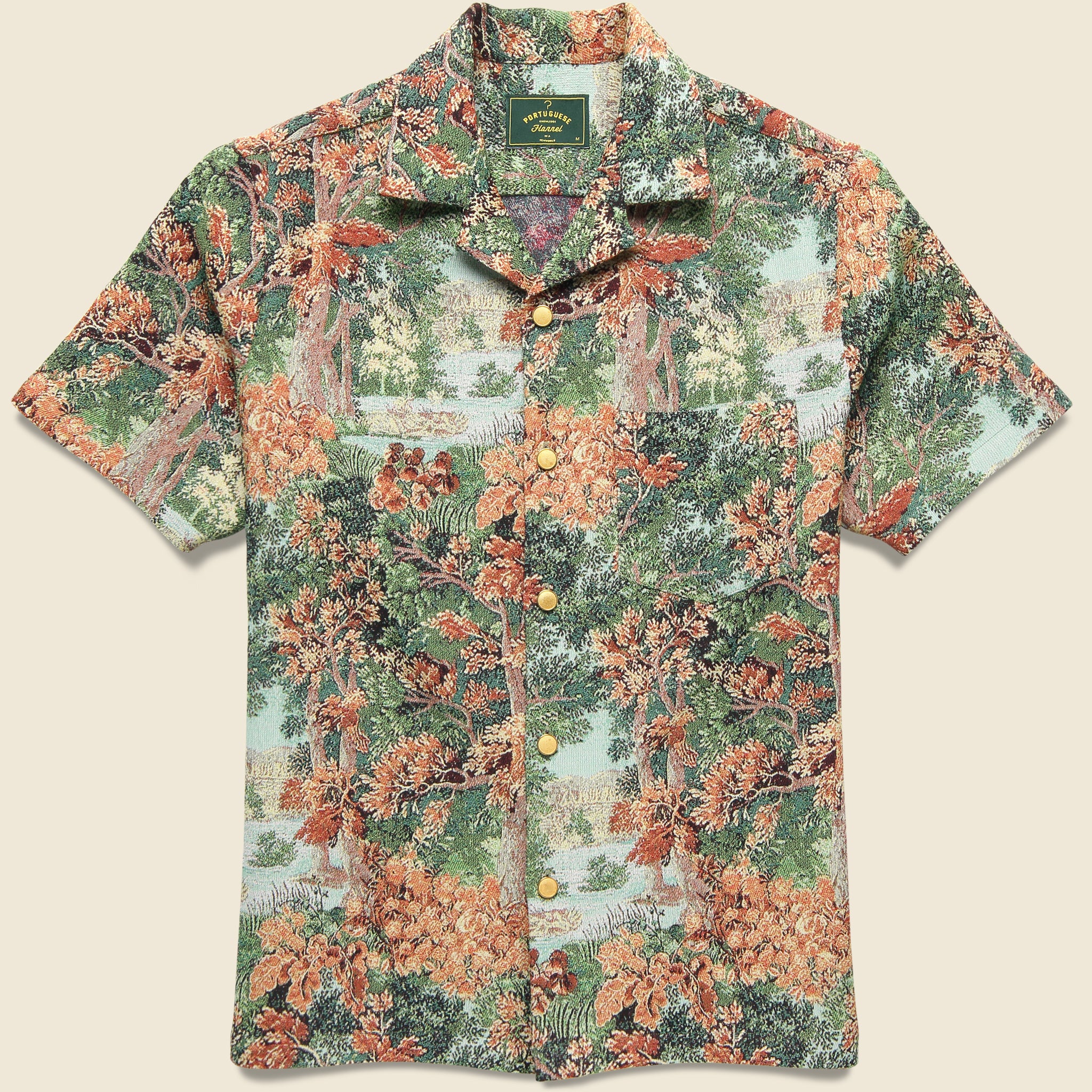 Landscape Tapestry Shirt - Multi - Portuguese Flannel - STAG Provisions - Tops - S/S Woven - Other Pattern