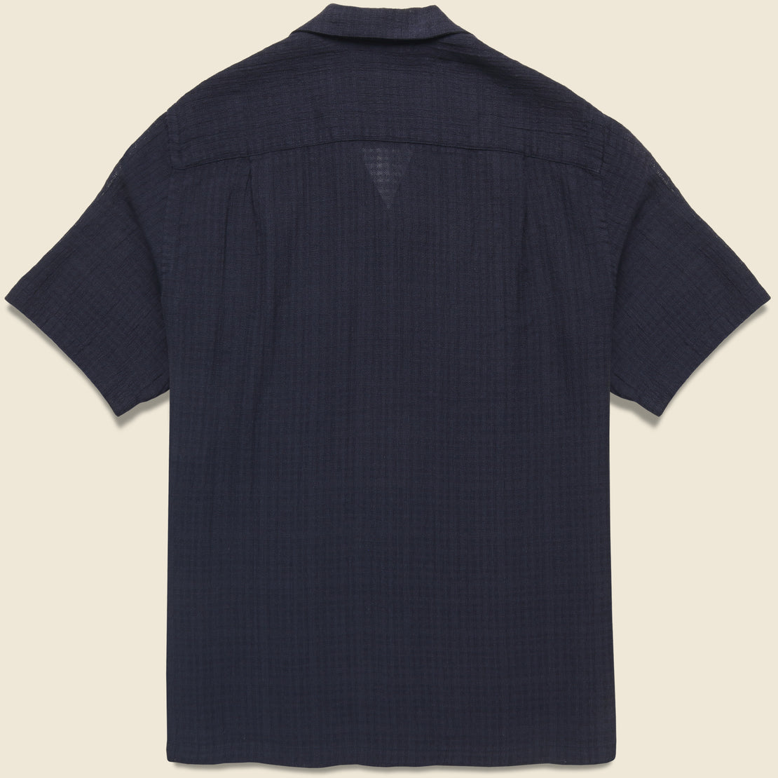 Grain Camp Shirt - Navy - Portuguese Flannel - STAG Provisions - Tops - S/S Woven - Solid