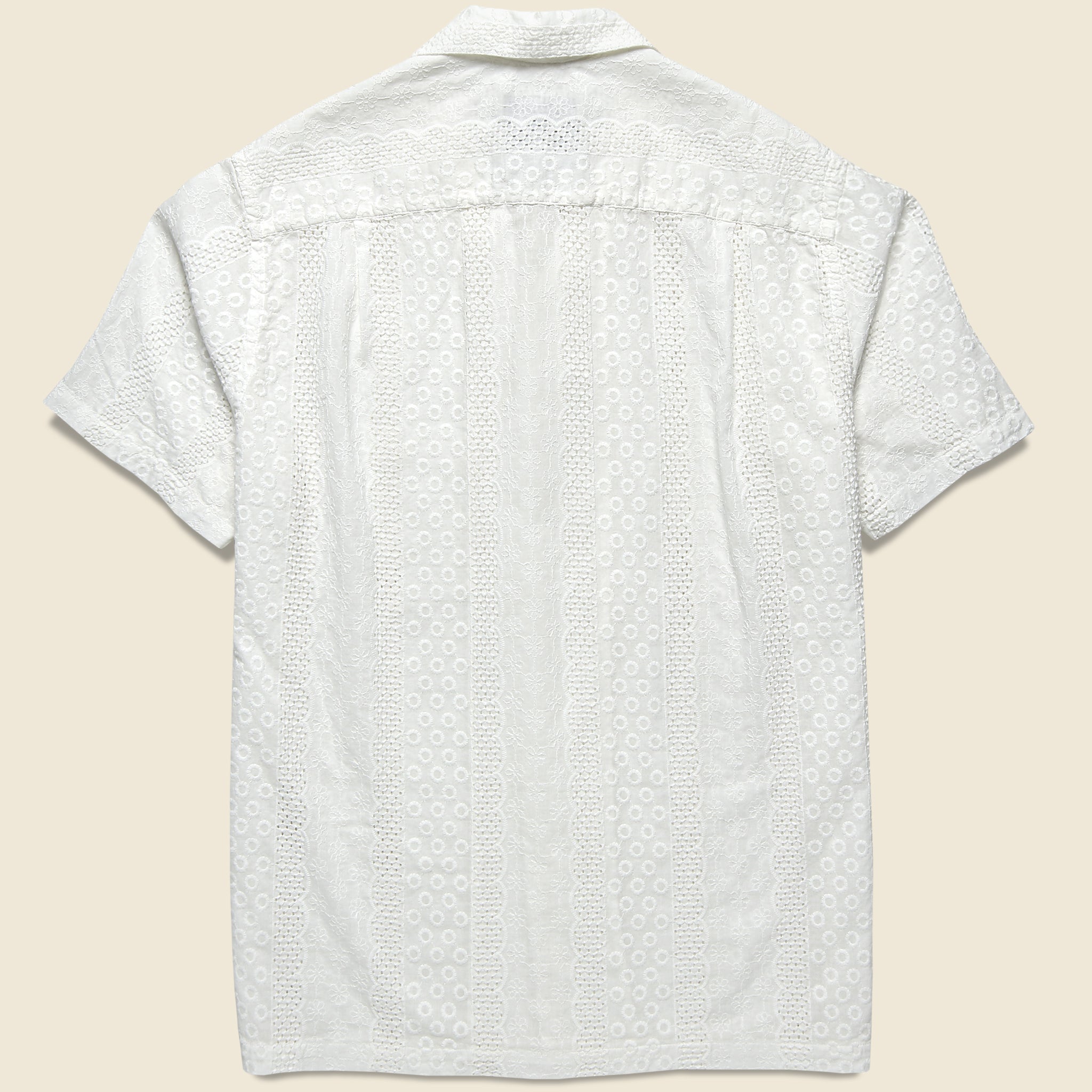 
                          Santos Camp Shirt - White - Portuguese Flannel - STAG Provisions - Tops - S/S Woven - Other Pattern
                        