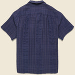 Crupão Camp Shirt - Navy - Portuguese Flannel - STAG Provisions - Tops - S/S Woven - Seersucker