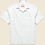 Favo Camp Shirt - White - Portuguese Flannel - STAG Provisions - Tops - S/S Woven - Solid