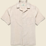 Linen Camp Shirt - Raw - Portuguese Flannel - STAG Provisions - Tops - S/S Woven - Solid