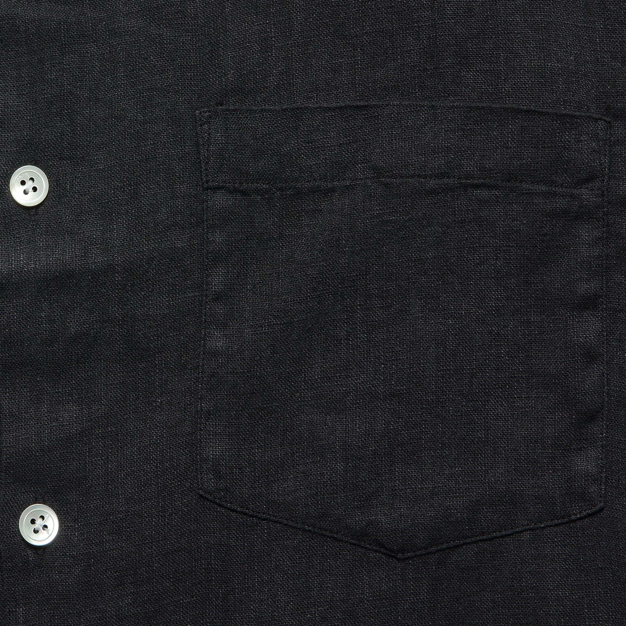 
                          Linen Camp Shirt - Black - Portuguese Flannel - STAG Provisions - Tops - S/S Woven - Solid
                        