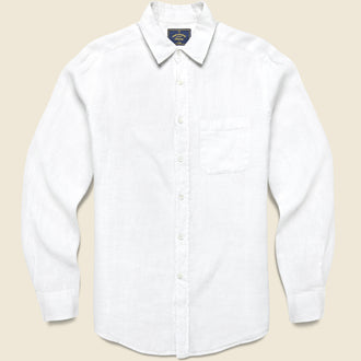 Classic Linen Shirt - White