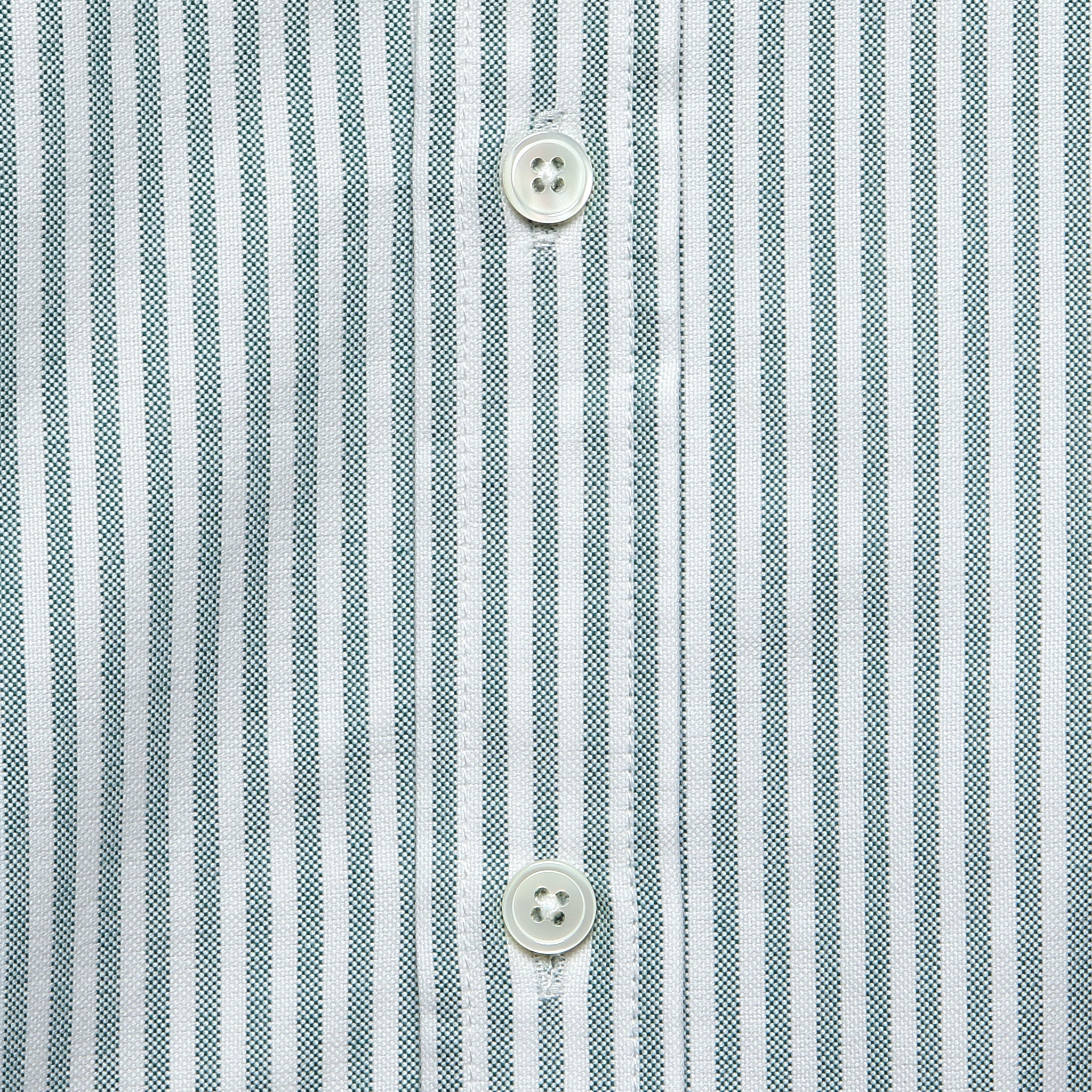 
                          Belavista Oxford Shirt - Green Stripe - Portuguese Flannel - STAG Provisions - Tops - L/S Woven - Stripe
                        