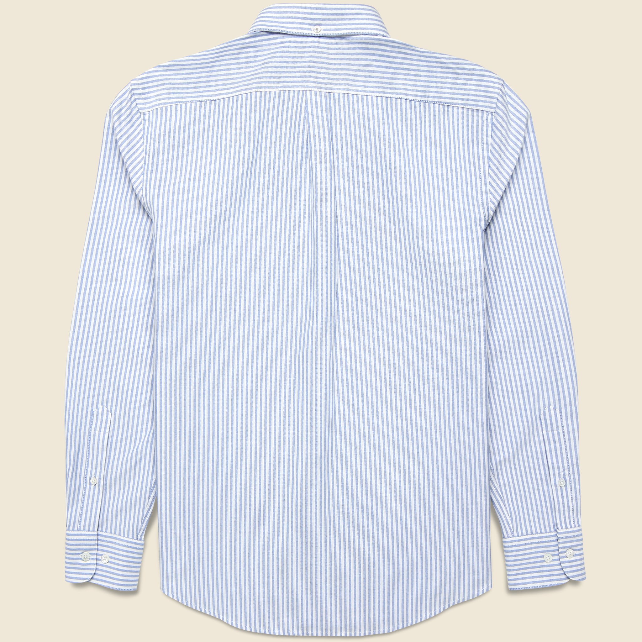
                          Belavista Oxford Shirt - Blue Stripe - Portuguese Flannel - STAG Provisions - Tops - L/S Woven - Stripe
                        