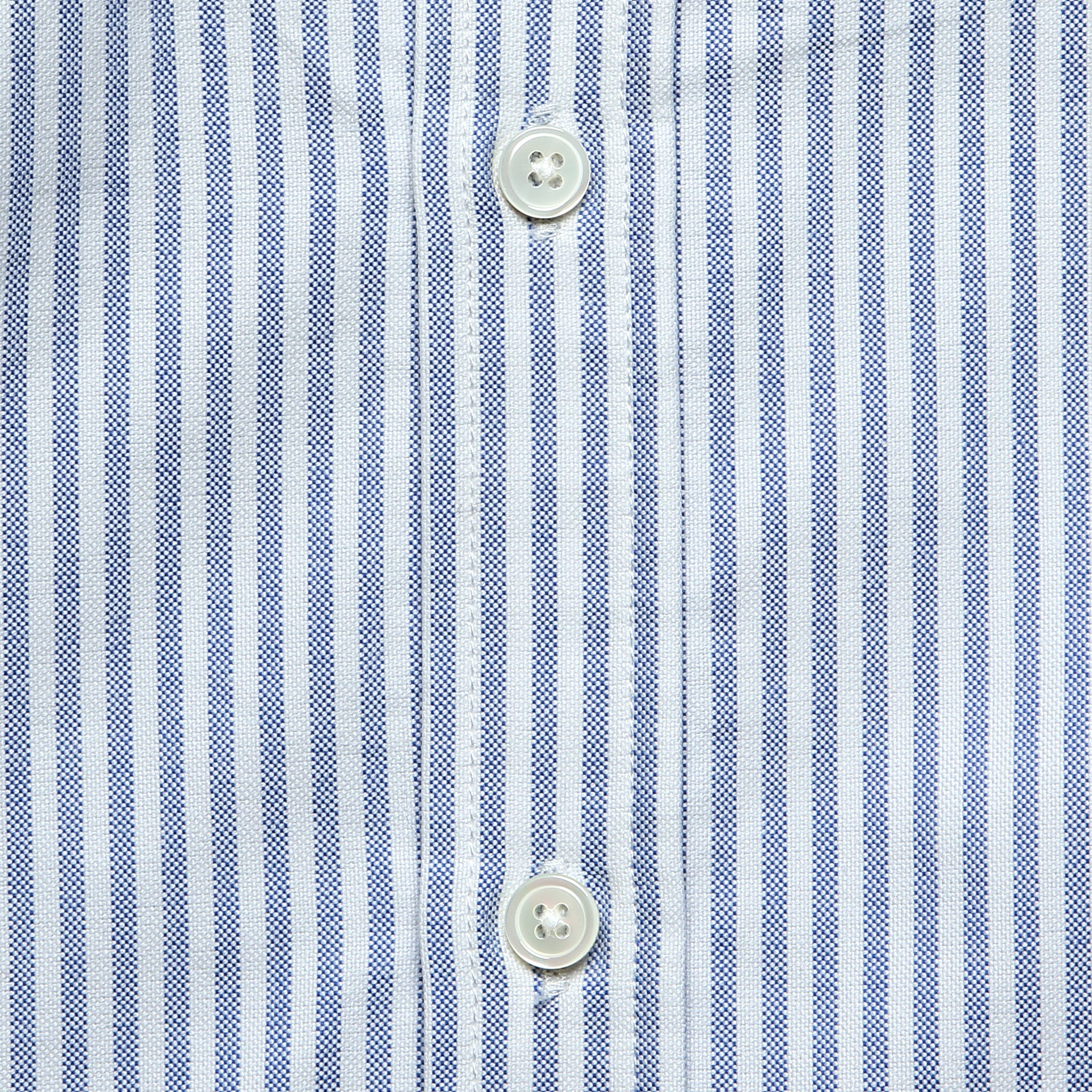 
                          Belavista Oxford Shirt - Blue Stripe - Portuguese Flannel - STAG Provisions - Tops - L/S Woven - Stripe
                        