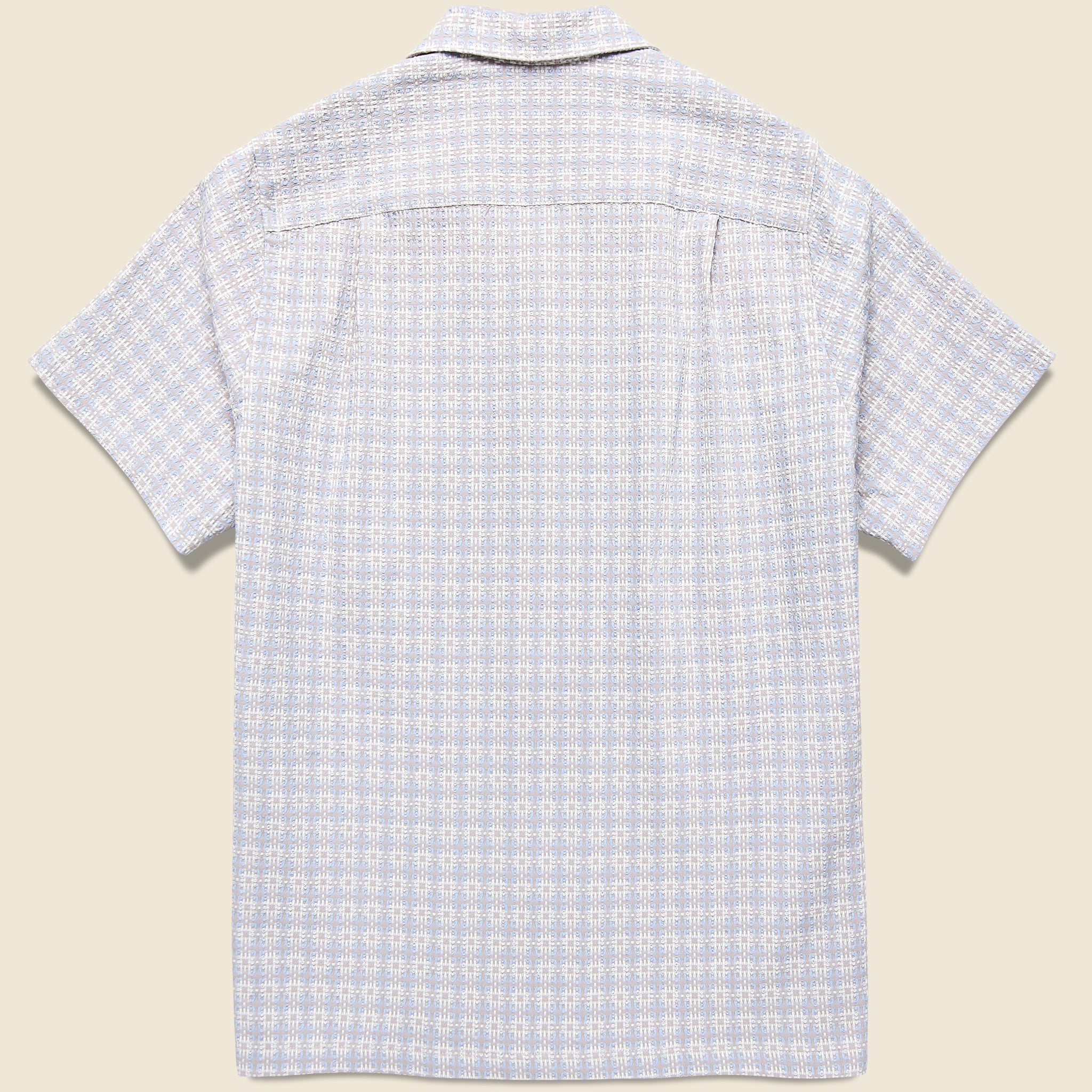 
                          Polen Camp Shirt - Blue - Portuguese Flannel - STAG Provisions - Tops - S/S Woven - Other Pattern
                        