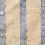 Lousada Camp Shirt - Tan - Portuguese Flannel - STAG Provisions - Tops - S/S Woven - Stripe
