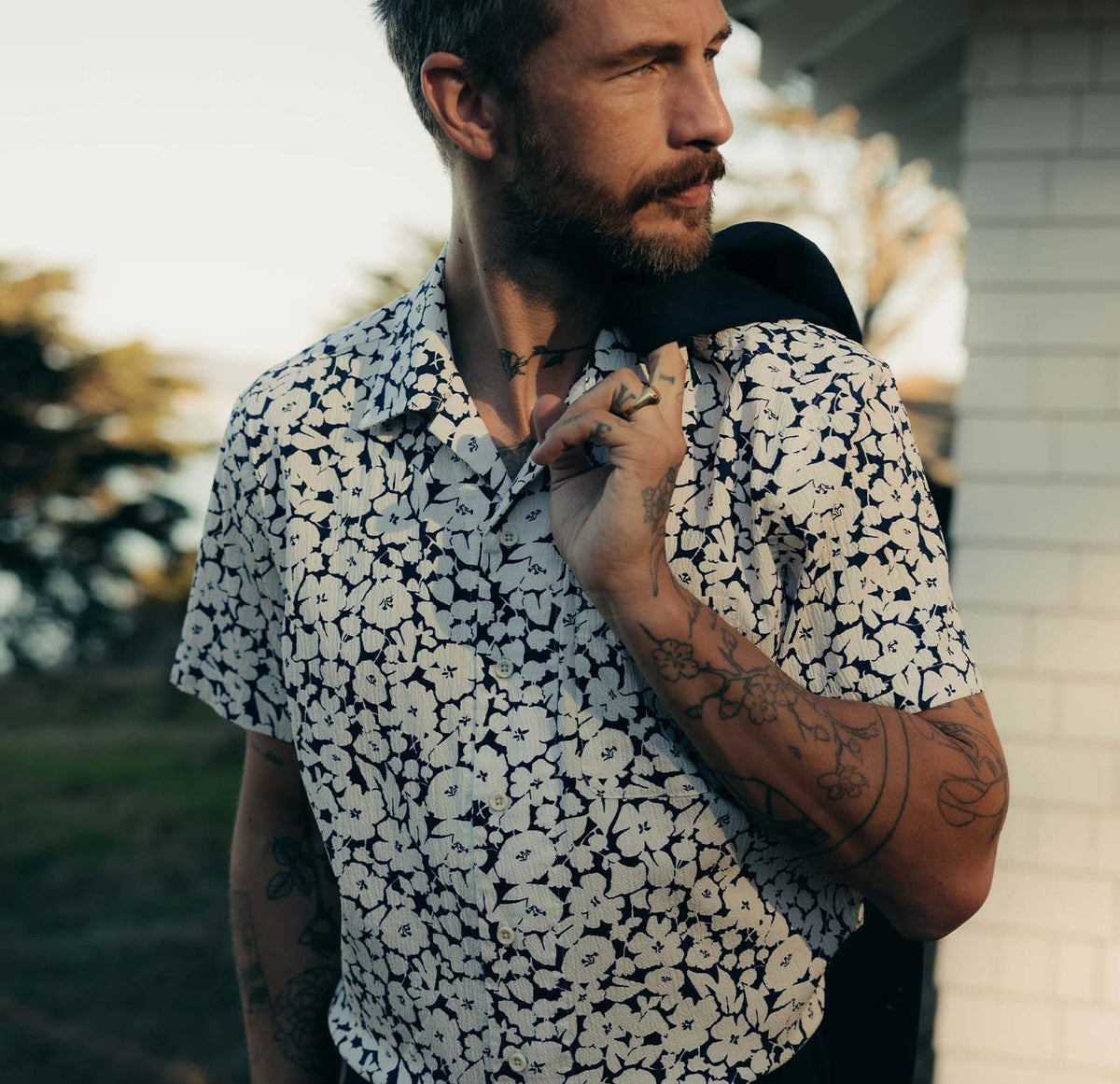 Hawthorne Shirt - Shadow Floral - Taylor Stitch - STAG Provisions - Tops - S/S Woven - Floral