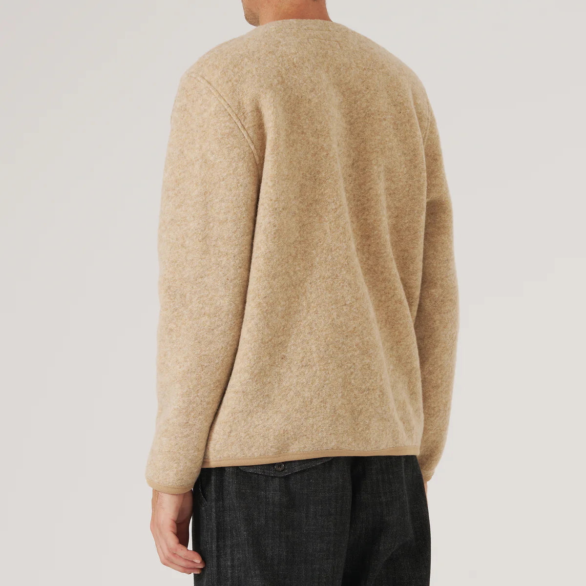 
                          Wool Fleece Cardigan - Fawn
                        