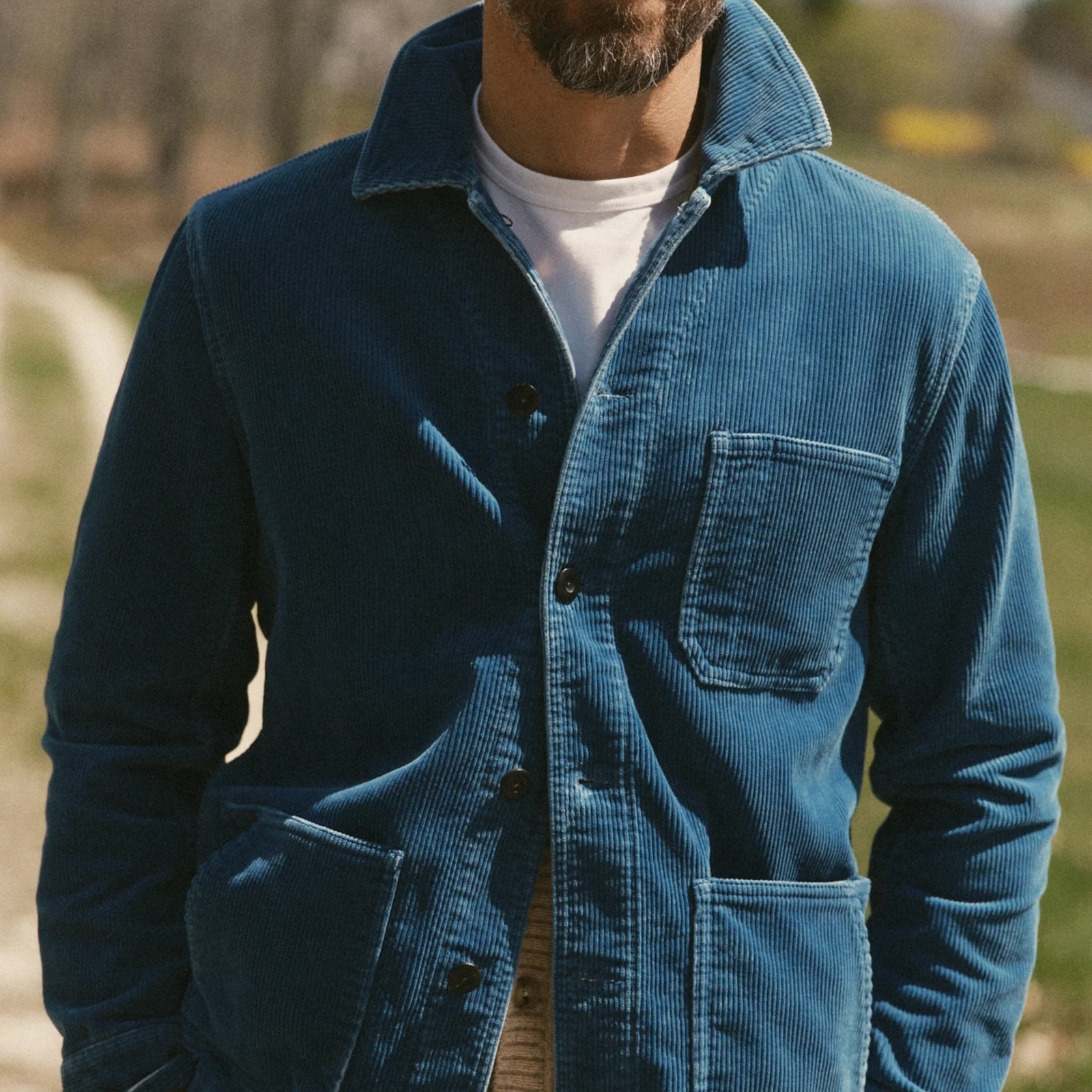 
                          Ojai Jacket - Washed Indigo Corduroy - Taylor Stitch - STAG Provisions - Outerwear - Coat / Jacket
                        