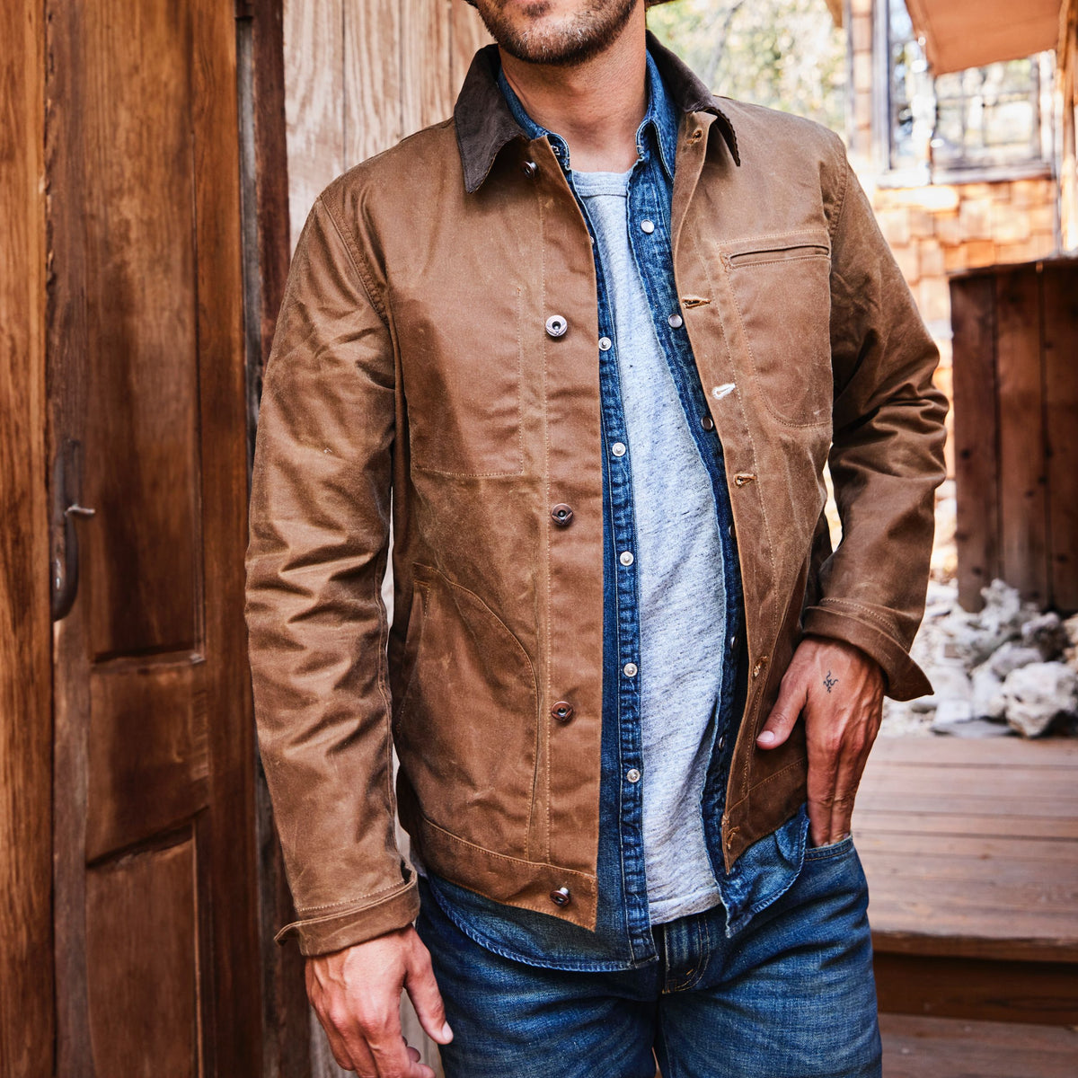 Jacket Rope Supply Jacket - Cord Collar Whiskey – STAG Provisions