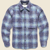 Plaid Mohair Utility Shirt - Mohair - Rogue Territory - STAG Provisions - Tops - L/S Woven - Plaid