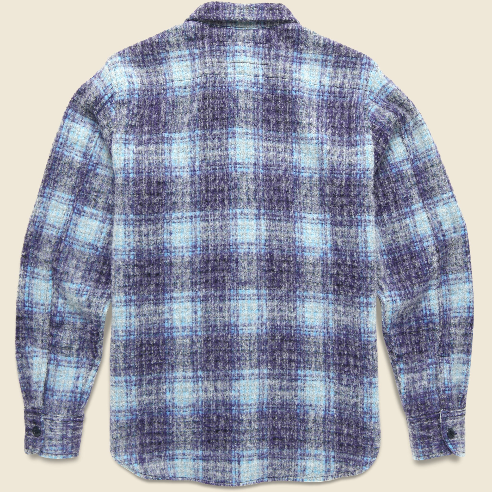 
                          Plaid Mohair Utility Shirt - Mohair - Rogue Territory - STAG Provisions - Tops - L/S Woven - Plaid
                        