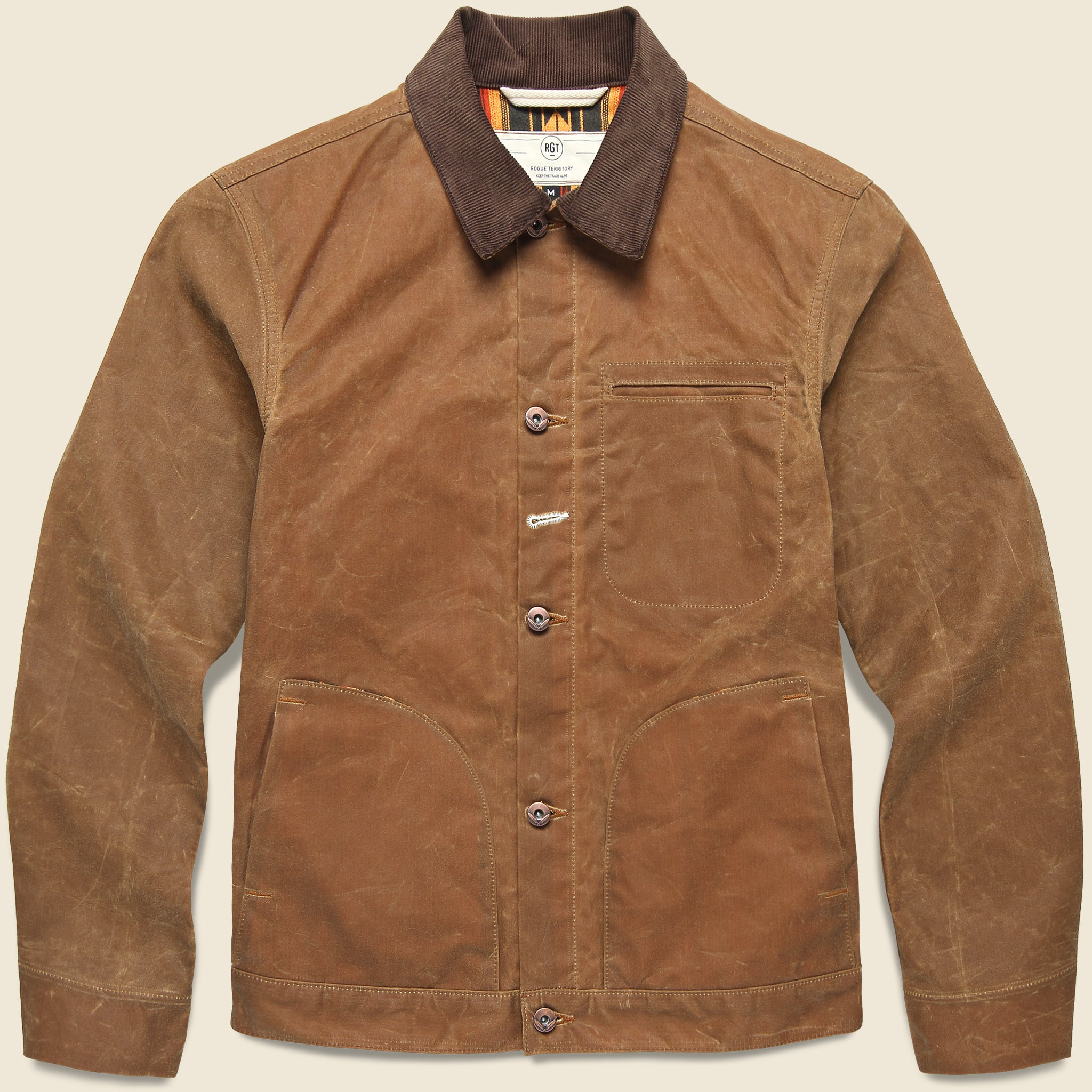 
                          Supply Jacket - Blanket Lined Cord Collar Whiskey
                        