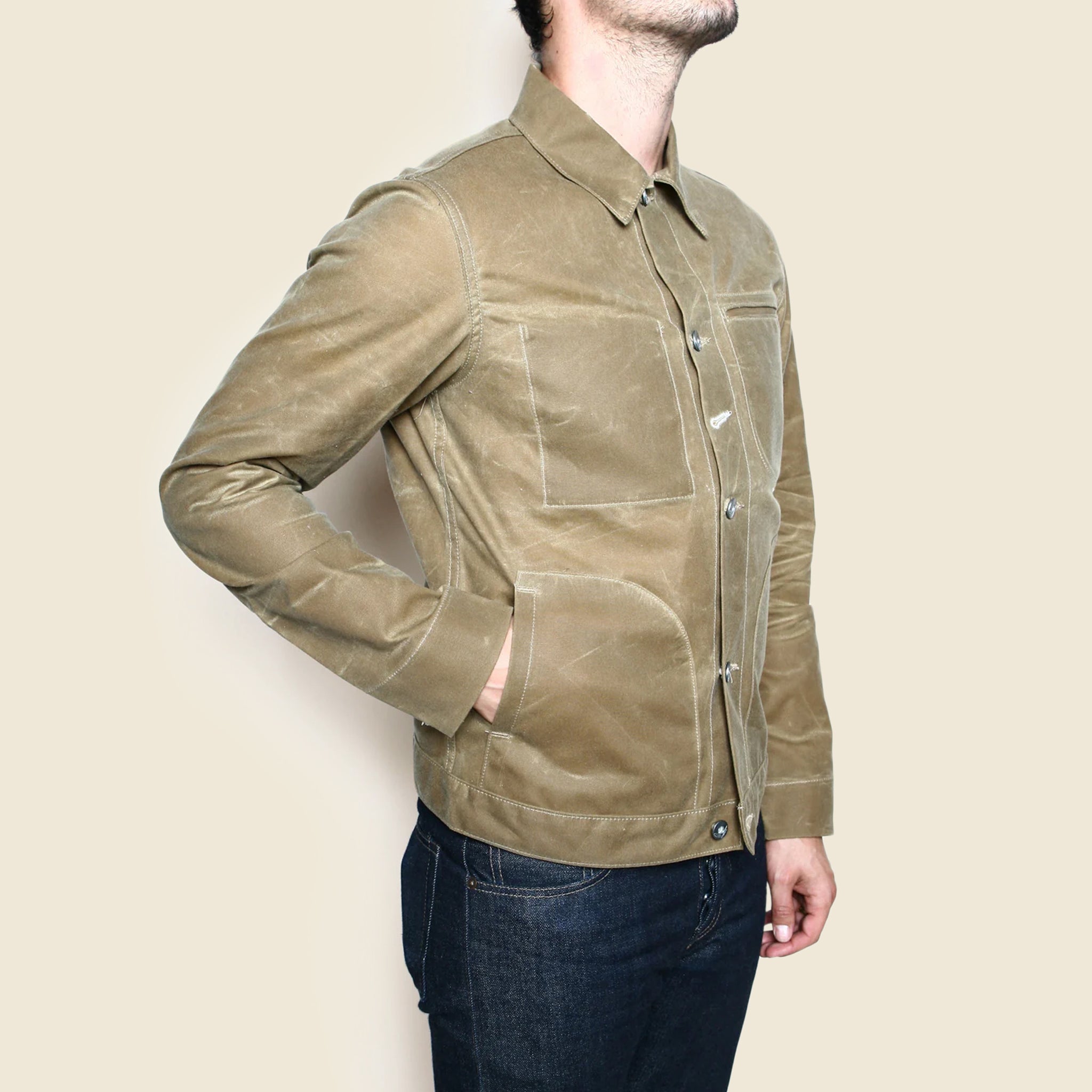 
                          Supply Jacket - Waxed Tan Ridgeline
                        