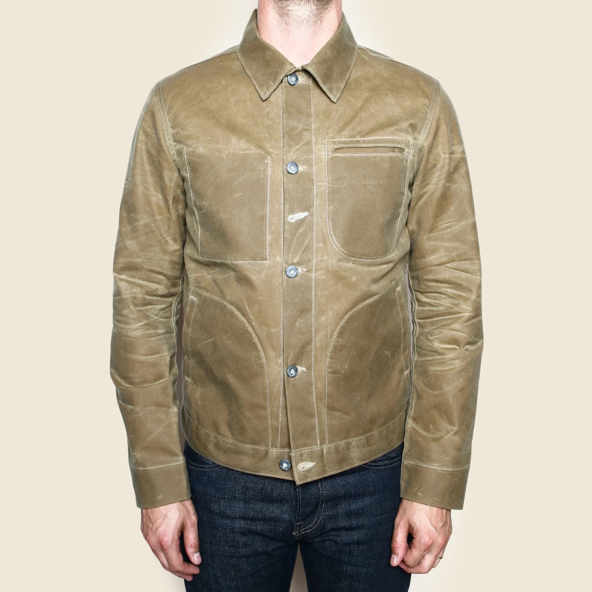 
                          Supply Jacket - Waxed Tan Ridgeline
                        