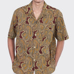 Paisley Block Print Shirt - Maroon - Kardo - STAG Provisions - Tops - S/S Woven - Other Pattern