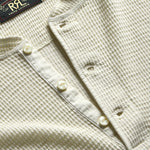 Waffle-Knit Henley - Paper White - RRL - STAG Provisions - Tops - L/S Knit