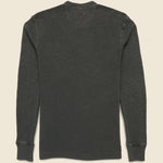 Waffle-Knit Henley - Faded Black - RRL - STAG Provisions - Tops - L/S Knit
