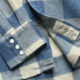 Buffalo Western Shirt - Indigo/Cream - RRL - STAG Provisions - Tops - L/S Woven - Plaid