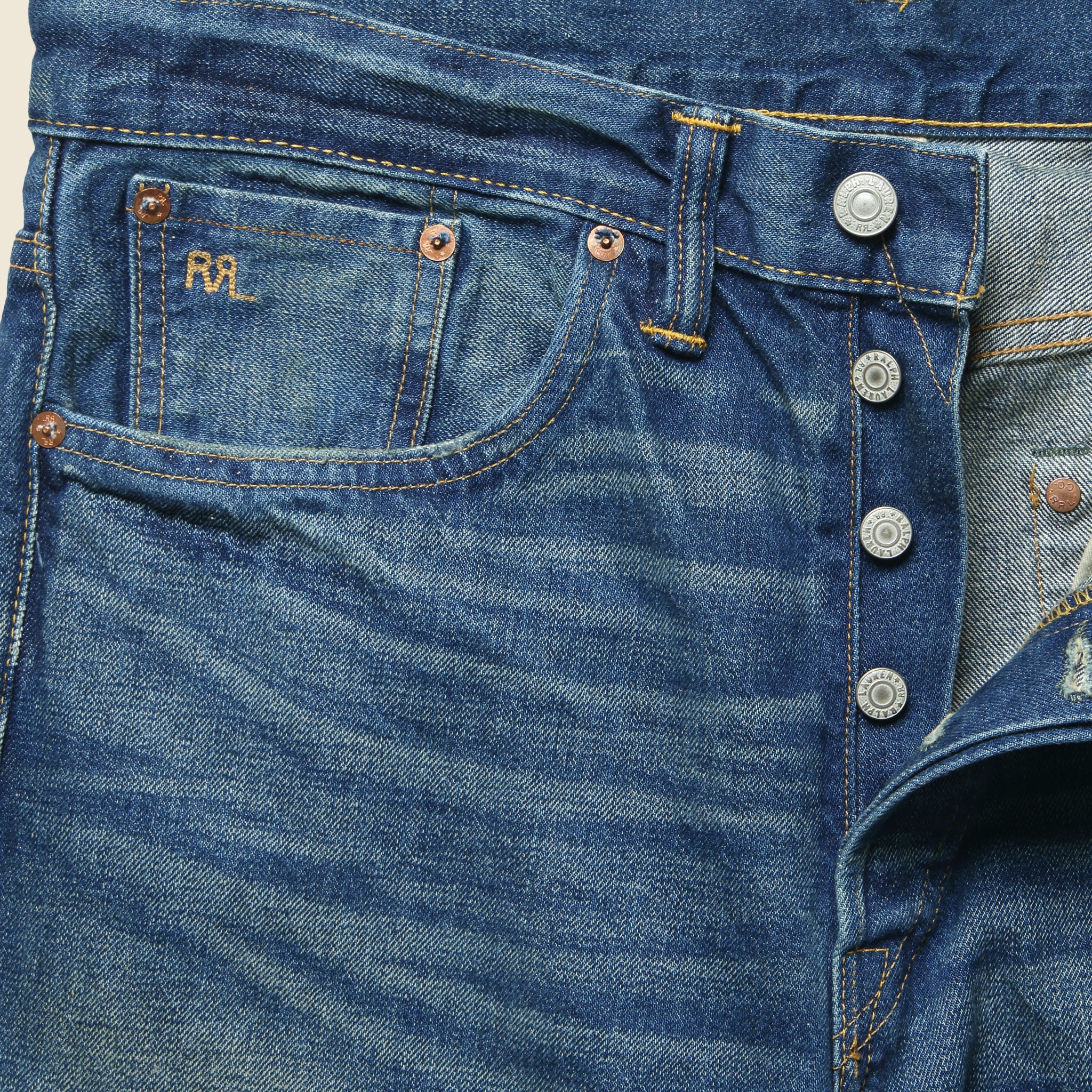 
                          Vintage 5 Pocket Jean - Grandfalls - RRL - STAG Provisions - Pants - Denim
                        