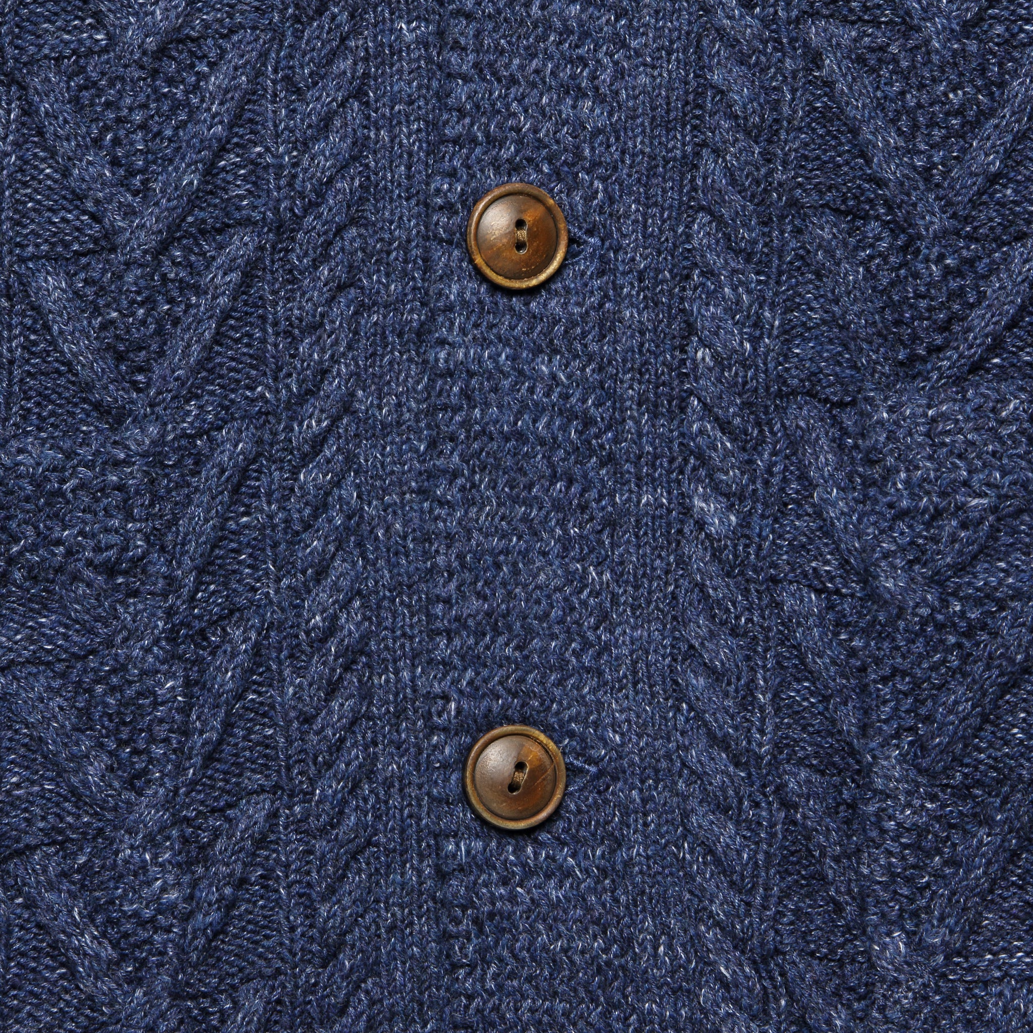 
                          Cable Knit Shawl Cardigan - Navy - RRL - STAG Provisions - Tops - Sweater
                        