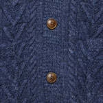 Cable Knit Shawl Cardigan - Navy - RRL - STAG Provisions - Tops - Sweater