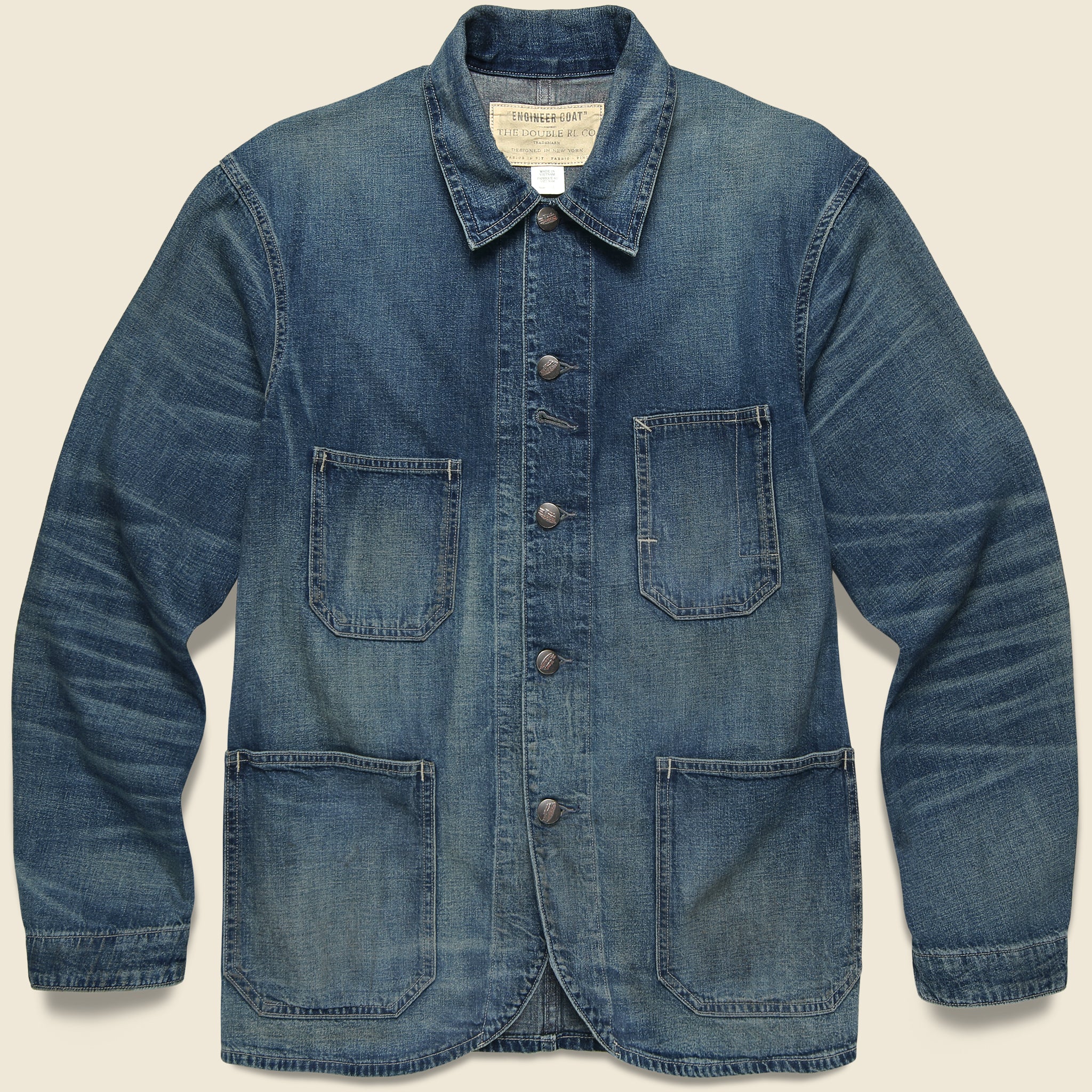 Denim Engineer Jacket - Torrington Wash - RRL - STAG Provisions - Outerwear - Coat / Jacket
