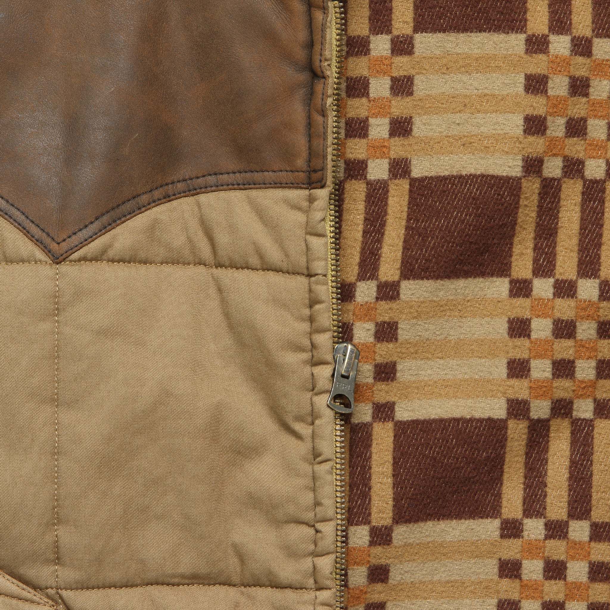 
                          Breckenridge Quilted Oil Cloth Bomber Jacket - Tan - RRL - STAG Provisions - Outerwear - Coat / Jacket
                        